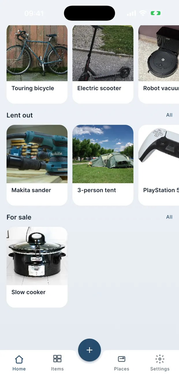 Lent things, tracked